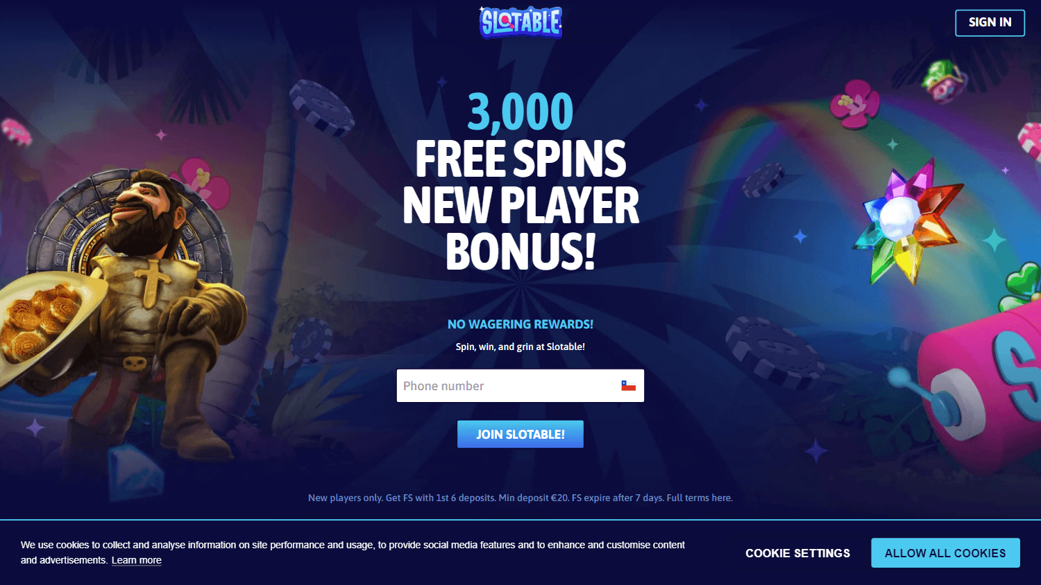 Unlimit Casino-webbplats